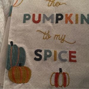 Anthropologie Multicolor Pumpkin Spice Towel
